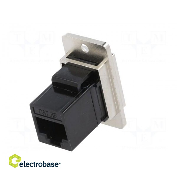 Coupler | DUALSLIM | Cat: 5e | Layout: 8p8c | RJ45 socket,both sides image 6