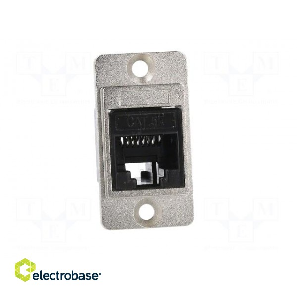 Coupler | DUALSLIM | Cat: 5e | Layout: 8p8c | RJ45 socket,both sides image 9