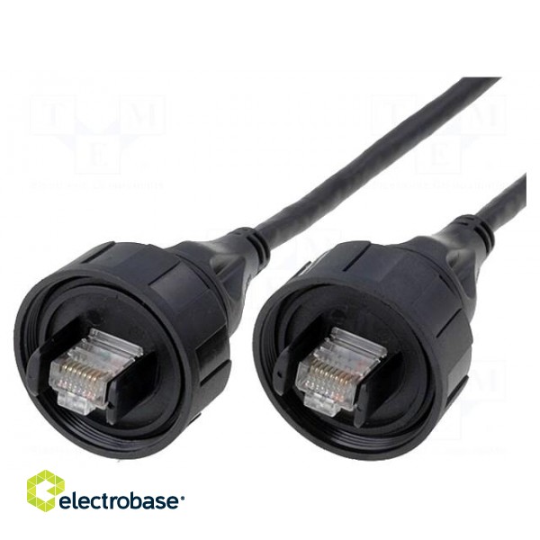 Patch cord | RJ45 plug,both sides | IP68 | 5m | Buccaneer Ethernet
