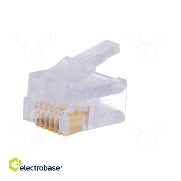 Plug | RJ12 | PIN: 6 | Layout: 6p6c | IDC,crimped | for cable image 2