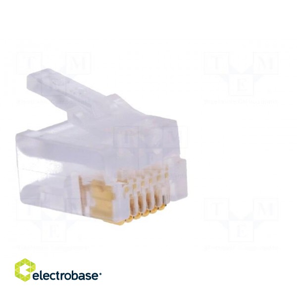 Plug | RJ12 | PIN: 6 | Layout: 6p6c | IDC,crimped | for cable image 8