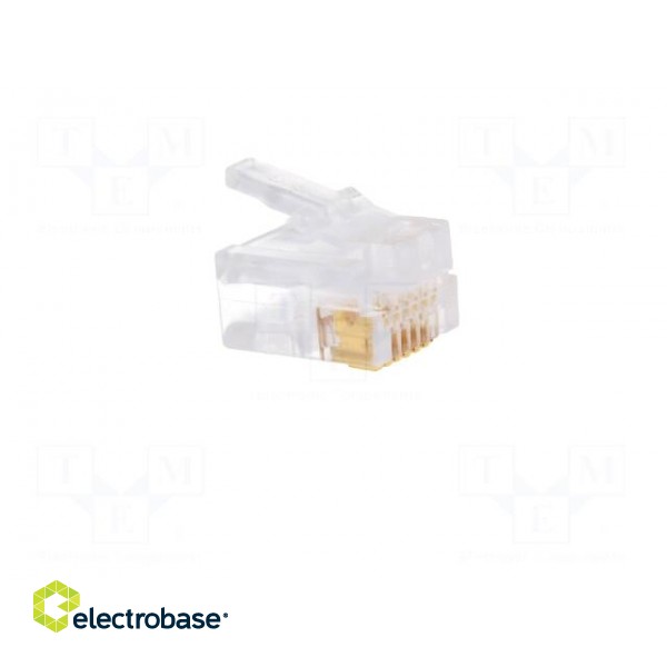 Plug | RJ12 | PIN: 6 | Layout: 6p6c | IDC,crimped | for cable image 8