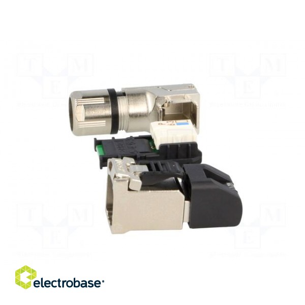 Plug | RJ45 | PIN: 8 | Cat: 5 | shielded | Layout: 8p8c | 5.5÷10mm | IDC image 3