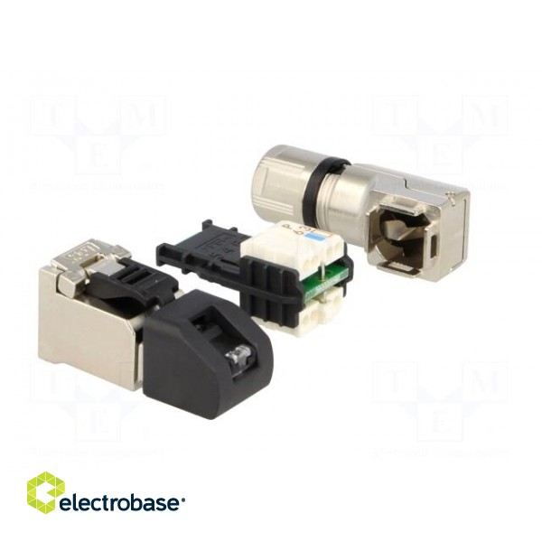Plug | RJ45 | PIN: 8 | Cat: 5 | shielded | Layout: 8p8c | 5.5÷10mm | IDC image 4
