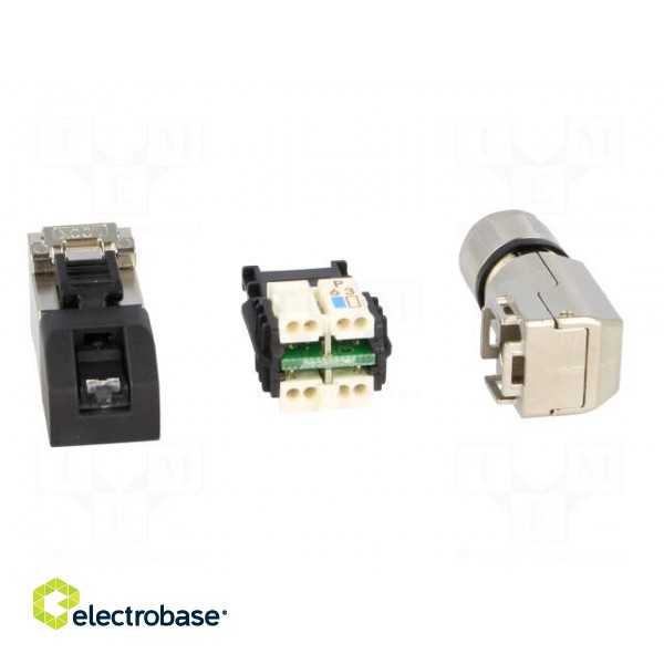 Plug | RJ45 | PIN: 8 | Cat: 5 | shielded | Layout: 8p8c | 5.5÷10mm | IDC image 5