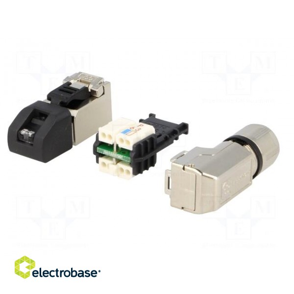 Plug | RJ45 | PIN: 8 | Cat: 5 | shielded | Layout: 8p8c | 5.5÷10mm | IDC image 6