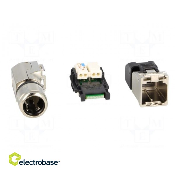 Plug | RJ45 | PIN: 8 | Cat: 5 | shielded | Layout: 8p8c | 5.5÷10mm | IDC image 9