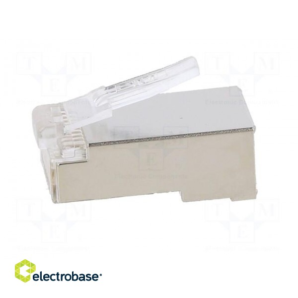 Plug | RJ45 | PIN: 8 | Cat: 5e | shielded | Layout: 8p8c | for cable image 3