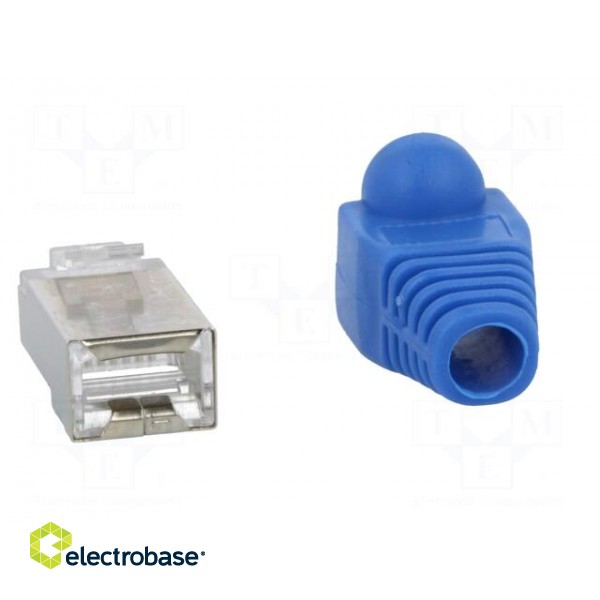 Connector: RJ45 | plug | PIN: 8 | Cat: 5e | shielded,with protection image 5