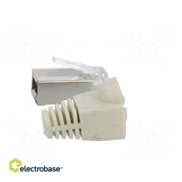 Plug | RJ45 | PIN: 8 | Cat: 5e | shielded,with protection | gold-plated image 7