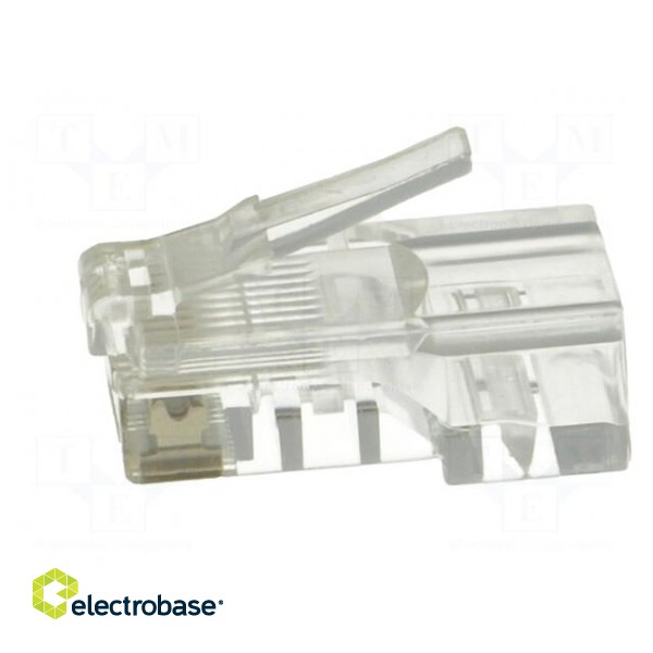 Plug | RJ45 | PIN: 8 | Cat: 5e | unshielded | Layout: 8p8c | for cable | male image 3