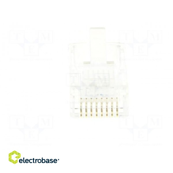 Plug | RJ45 | PIN: 8 | Cat: 6 | unshielded,pass through | gold-plated image 9