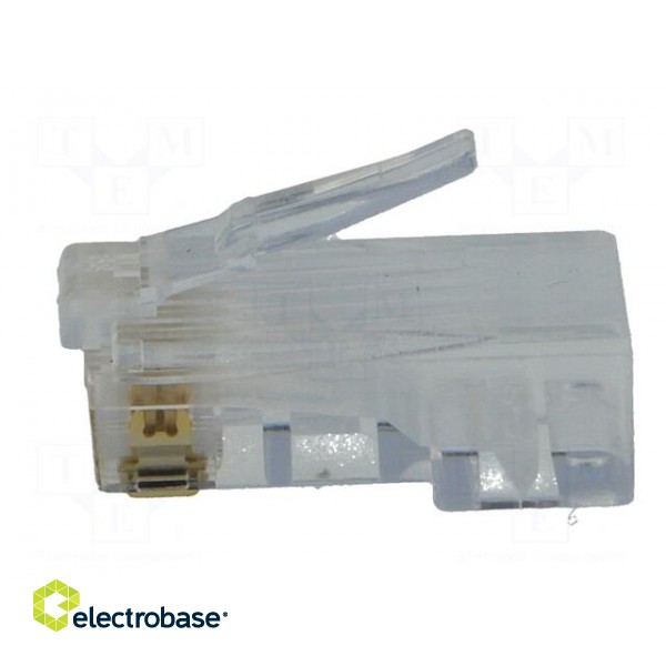 Plug | RJ45 | PIN: 8 | Cat: 6 | Layout: 8p8c | for cable | IDC,crimped image 3