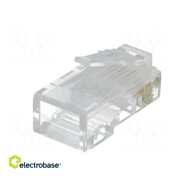 Plug | RJ45 | PIN: 8 | Cat: 6 | Layout: 8p8c | IDC,crimped | for cable image 6