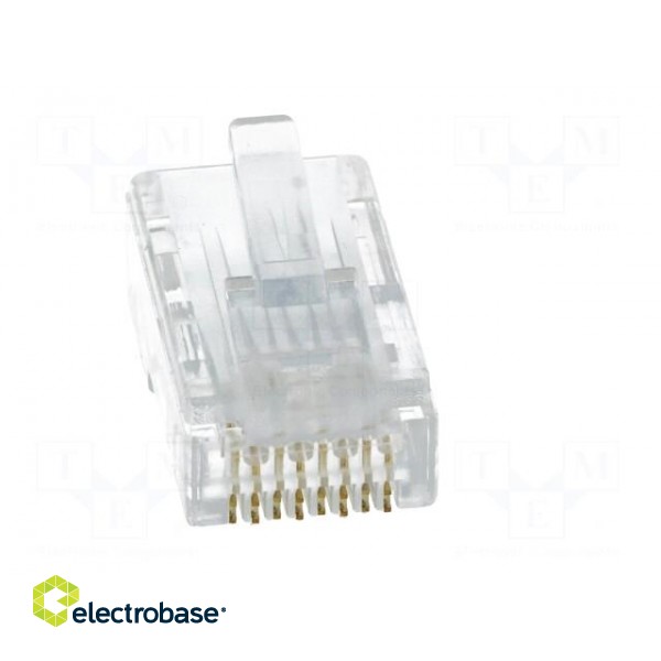 Plug | RJ45 | PIN: 8 | Cat: 6 | Layout: 8p8c | IDC,crimped | for cable image 9