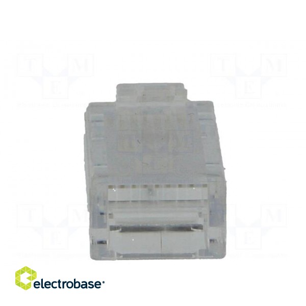 Plug | RJ45 | PIN: 8 | Cat: 6 | Layout: 8p8c | for cable | IDC,crimped фото 5