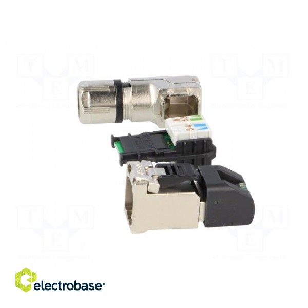 Plug | RJ45 | PIN: 8 | Cat: 6a | shielded | Layout: 8p8c | 5.5÷10mm | IDC image 3