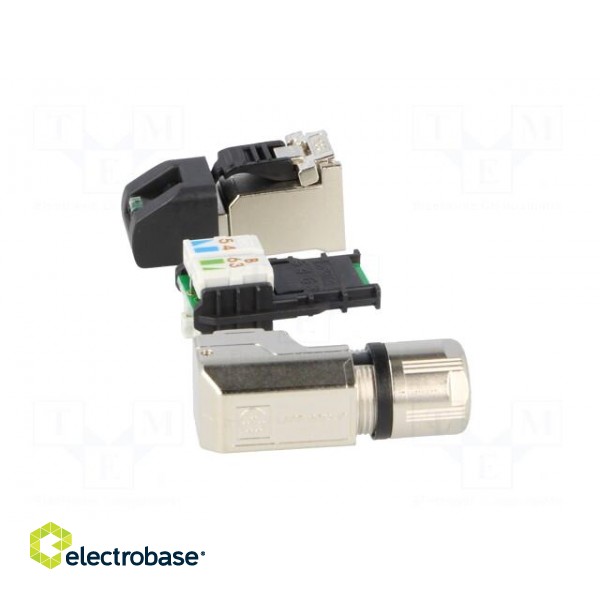 Plug | RJ45 | PIN: 8 | Cat: 6a | shielded | Layout: 8p8c | 5.5÷10mm | IDC image 7