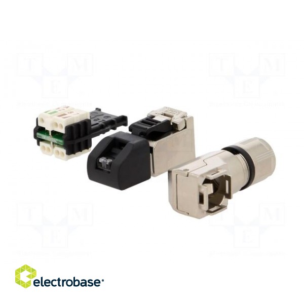 Plug | RJ45 | PIN: 8 | Cat: 6a | shielded | Layout: 8p8c | 5.5÷10mm | IDC image 6