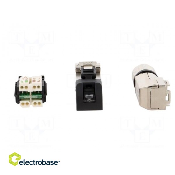 Plug | RJ45 | PIN: 8 | Cat: 6a | shielded | Layout: 8p8c | 5.5÷10mm | IDC image 5