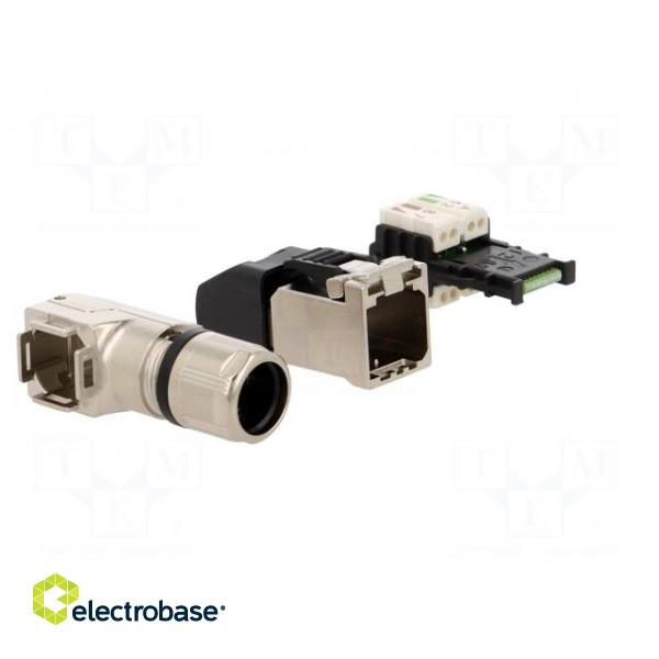 Plug | RJ45 | PIN: 8 | Cat: 6a | shielded | Layout: 8p8c | 5.5÷10mm | IDC image 8
