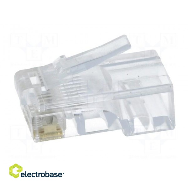 Plug | RJ45 | PIN: 8 | Layout: 8p8c | IDC,crimped | for cable image 3