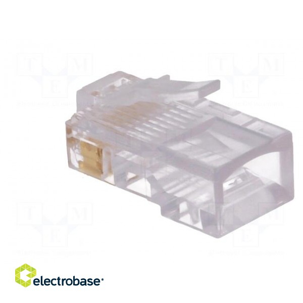 Plug | RJ45 | PIN: 8 | Layout: 8p8c | IDC,crimped | for cable фото 4