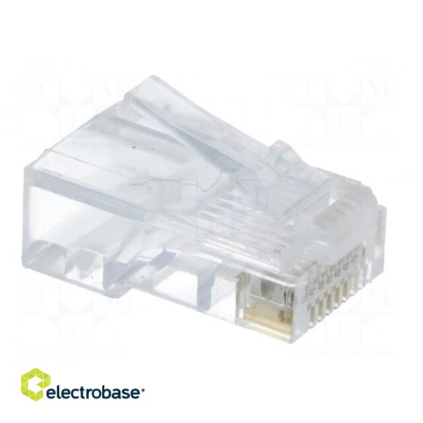 Plug | RJ45 | PIN: 8 | Layout: 8p8c | IDC,crimped | for cable image 8