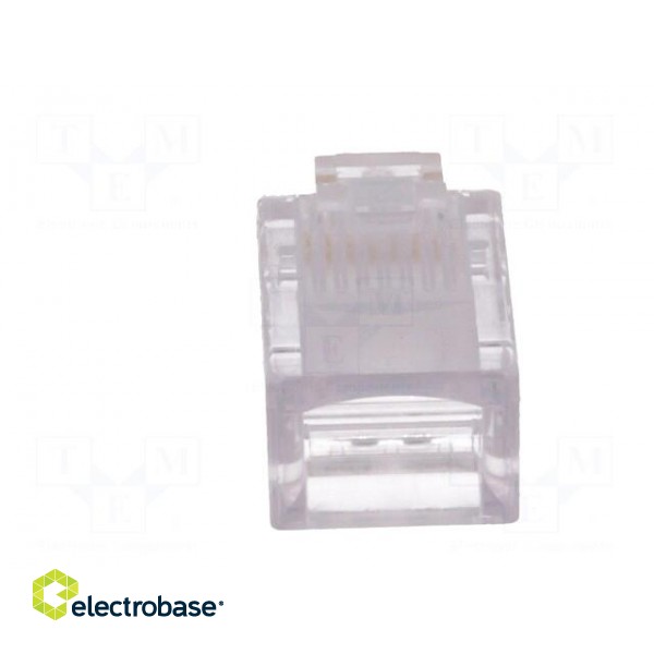 Plug | RJ45 | PIN: 8 | Layout: 8p8c | IDC,crimped | for cable фото 5