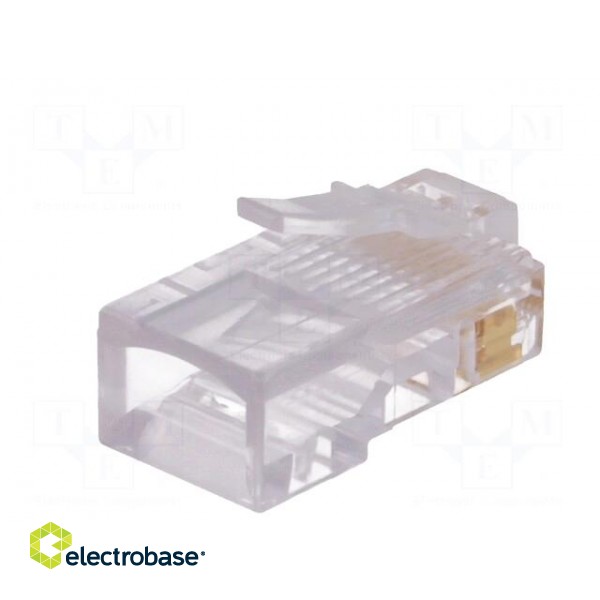 Plug | RJ45 | PIN: 8 | Layout: 8p8c | IDC,crimped | for cable фото 6
