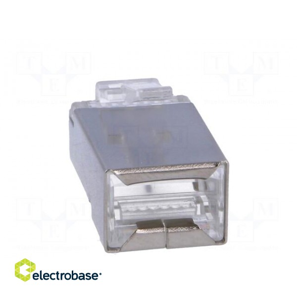 Plug | RJ45 | PIN: 8 | shielded | Contacts: phosphor bronze | UL94V-2 image 4