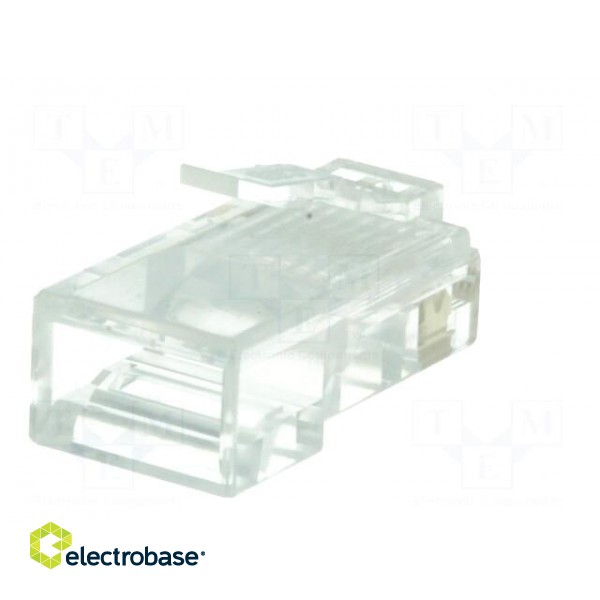 Plug | RJ45 | PIN: 8 | unshielded | gold-plated | Layout: 8p8c | 26AWG | IDC image 6