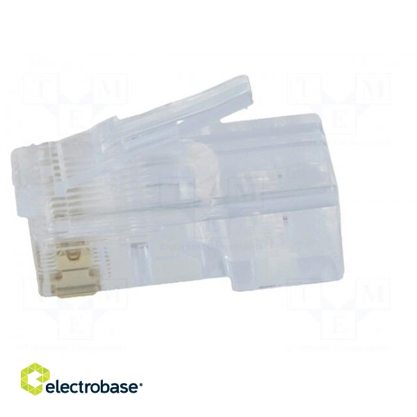 Plug | RJ50 | PIN: 10 | Layout: 10p10c | IDC,crimped | for cable image 3