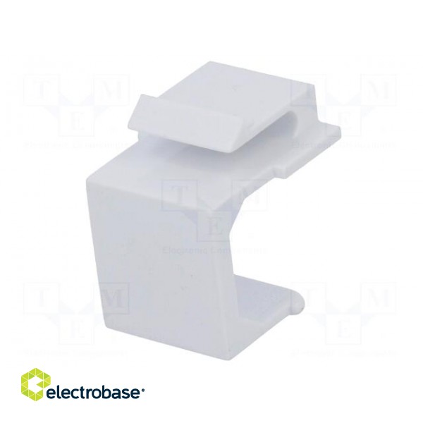 Protection cap | Colour: white | for panel mounting,snap fastener image 2