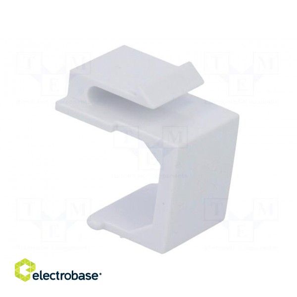 Protection cap | Colour: white | for panel mounting,snap fastener paveikslėlis 8