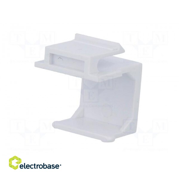 Protection cap | Colour: white | for panel mounting,snap fastener image 6