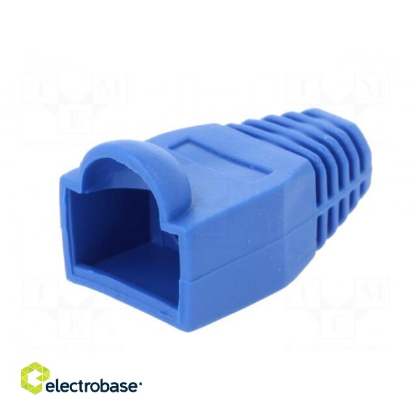 RJ45 plug boot | 6.5mm | Colour: blue image 2