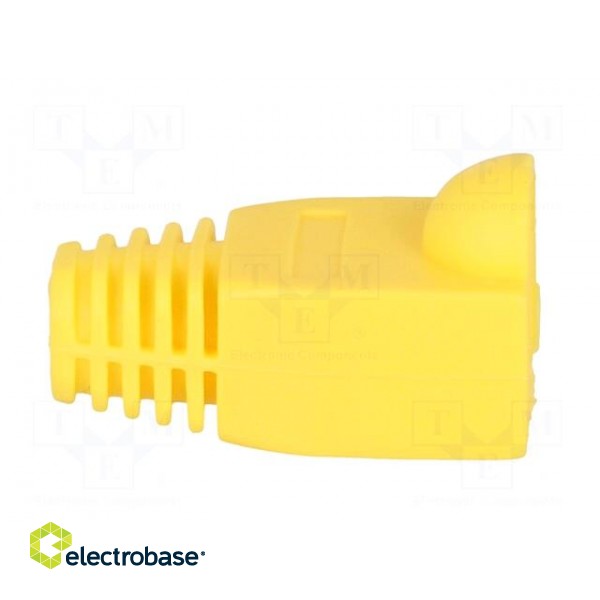 RJ45 plug boot | 6.5mm | Colour: yellow фото 7