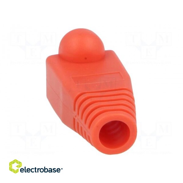 RJ45 plug boot | 6mm | Colour: red image 5