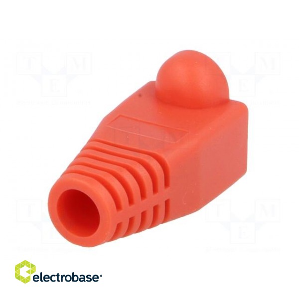 RJ45 plug boot | 6mm | Colour: red image 6