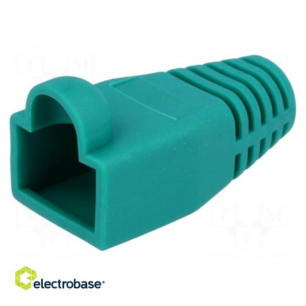 RJ45 plug boot | 6mm | Colour: green image 1