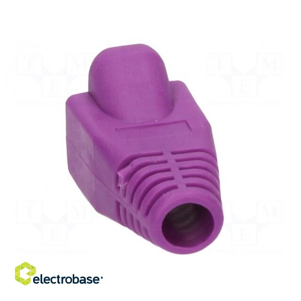 RJ45 plug boot | 6mm | Colour: purple image 5