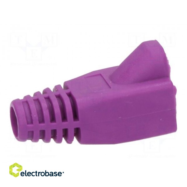 RJ45 plug boot | 6mm | Colour: purple image 7