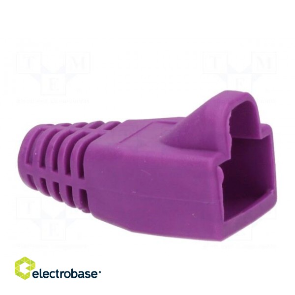 RJ45 plug boot | 6mm | Colour: purple image 8