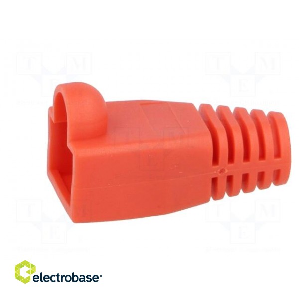 RJ45 plug boot | 6mm | Colour: red image 3