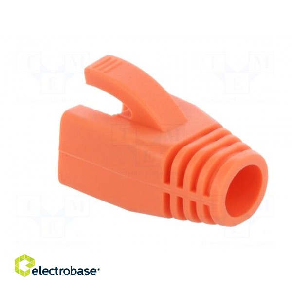 RJ45 plug boot | 8mm | Colour: orange image 4