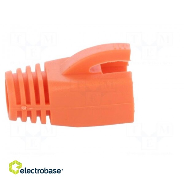 RJ45 plug boot | 8mm | Colour: orange image 7