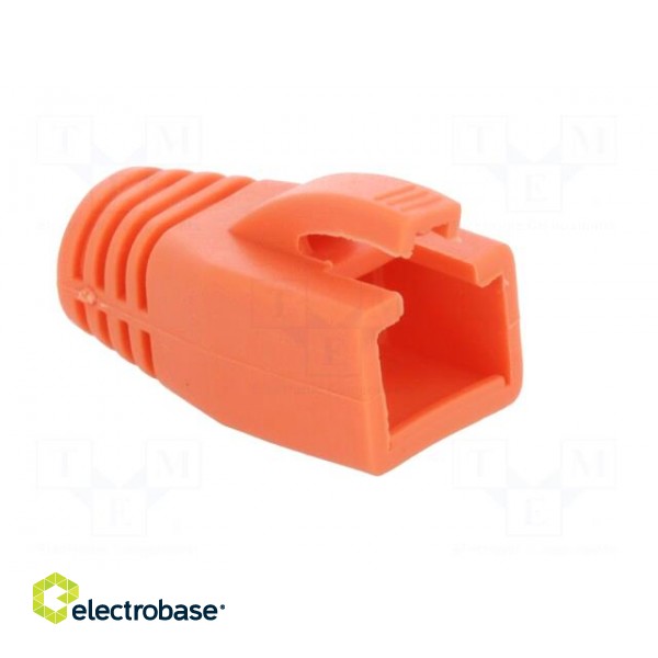 RJ45 plug boot | 8mm | Colour: orange image 8