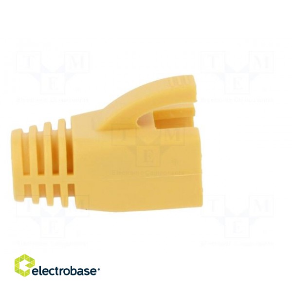 RJ45 plug boot | 8mm | Colour: yellow фото 7