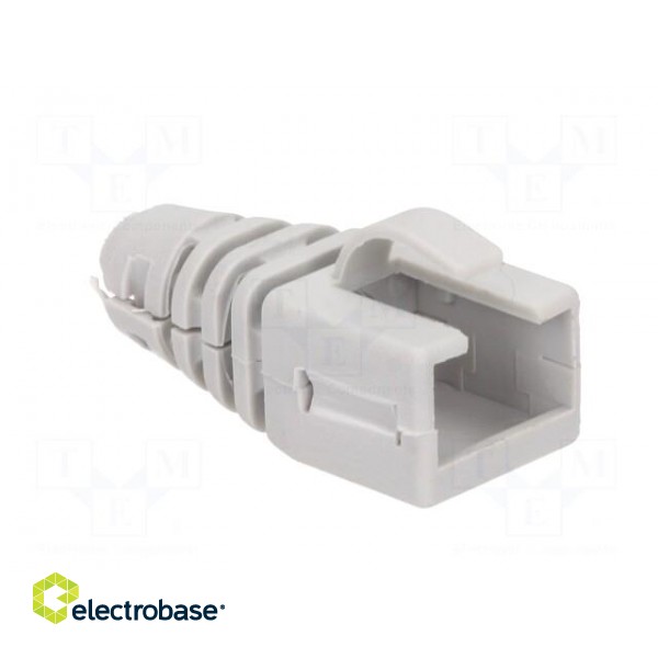 RJ45 plug boot | Colour: light grey фото 8